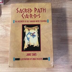 Sacred Path Cards Jamie Sams Native Teachings Oracle Deck Hardcover Book Set
